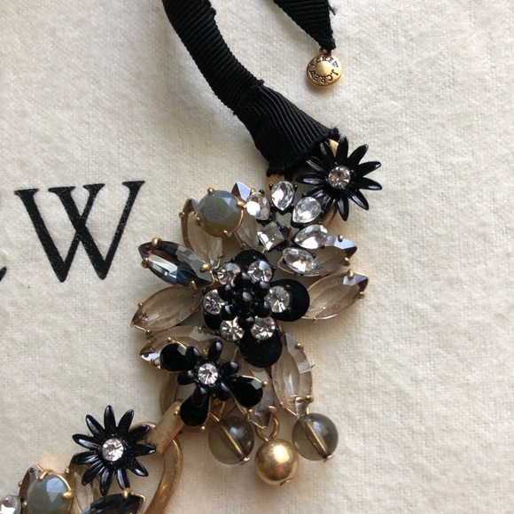 NWT J. Crew Midnight crystal necklace - Picture 6 of 7